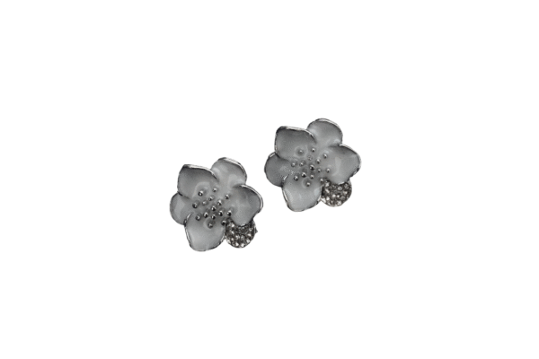 Frosted Bloom Crystal Studs - Image 3