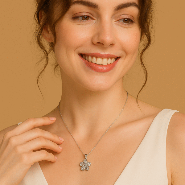Petal Glow Bloom Pendant - Image 3