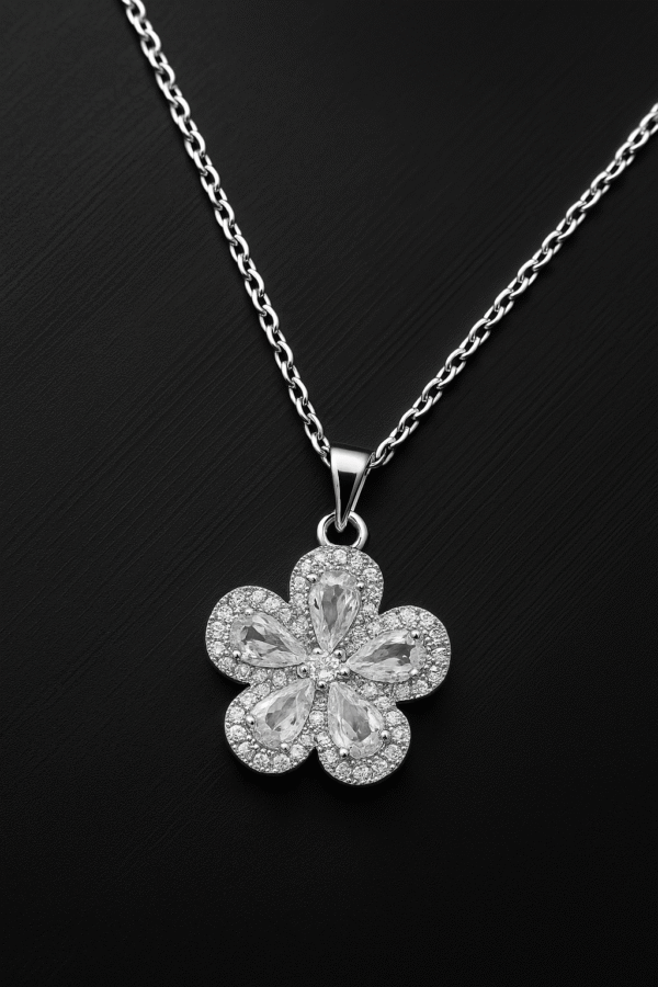 Petal Glow Bloom Pendant - Image 2